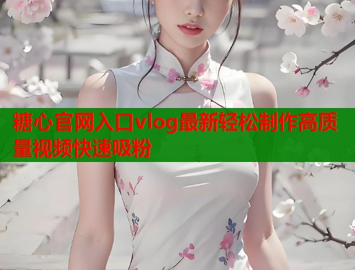 糖心官网入口vlog最新轻松制作高质量视频快速吸粉
