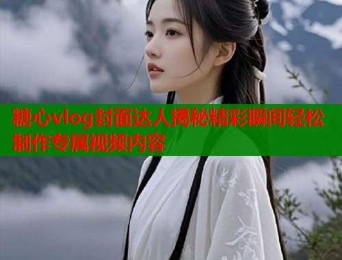 糖心vlog封面达人揭秘精彩瞬间轻松制作专属视频内容