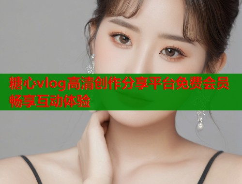 糖心vlog高清创作分享平台免费会员畅享互动体验