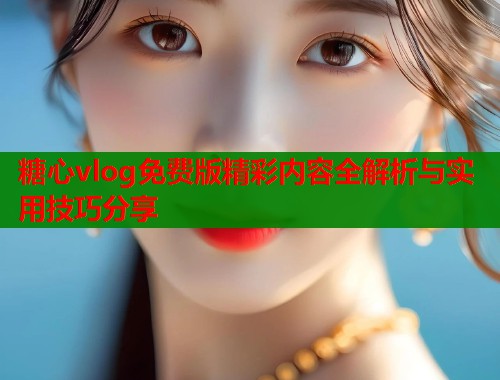 糖心vlog免费版精彩内容全解析与实用技巧分享 糖心vlog免费版精彩内容全解析与实用技巧分享