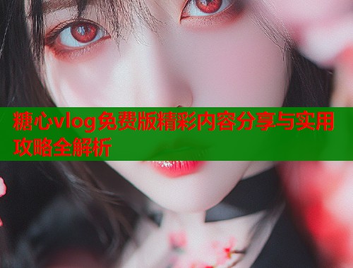 糖心vlog免费版精彩内容分享与实用攻略全解析