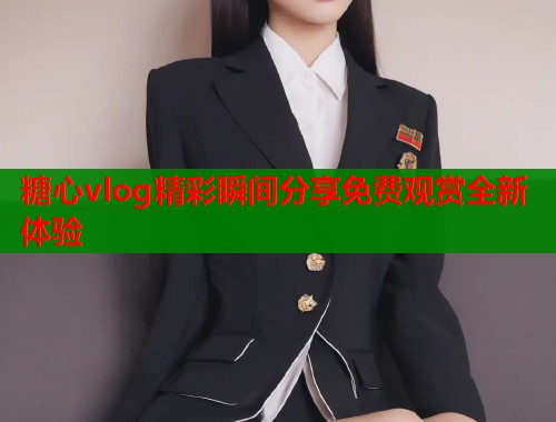 糖心vlog精彩瞬间分享免费观赏全新体验