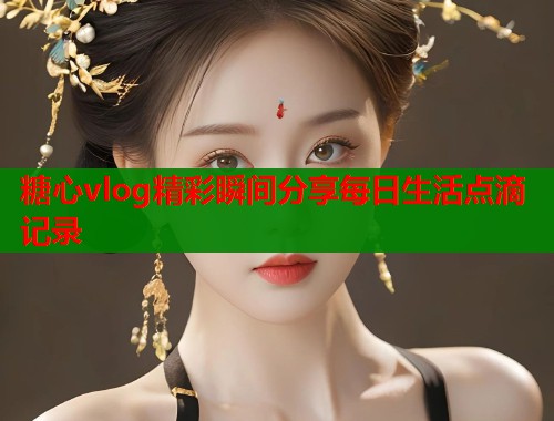 糖心vlog精彩瞬间分享每日生活点滴记录